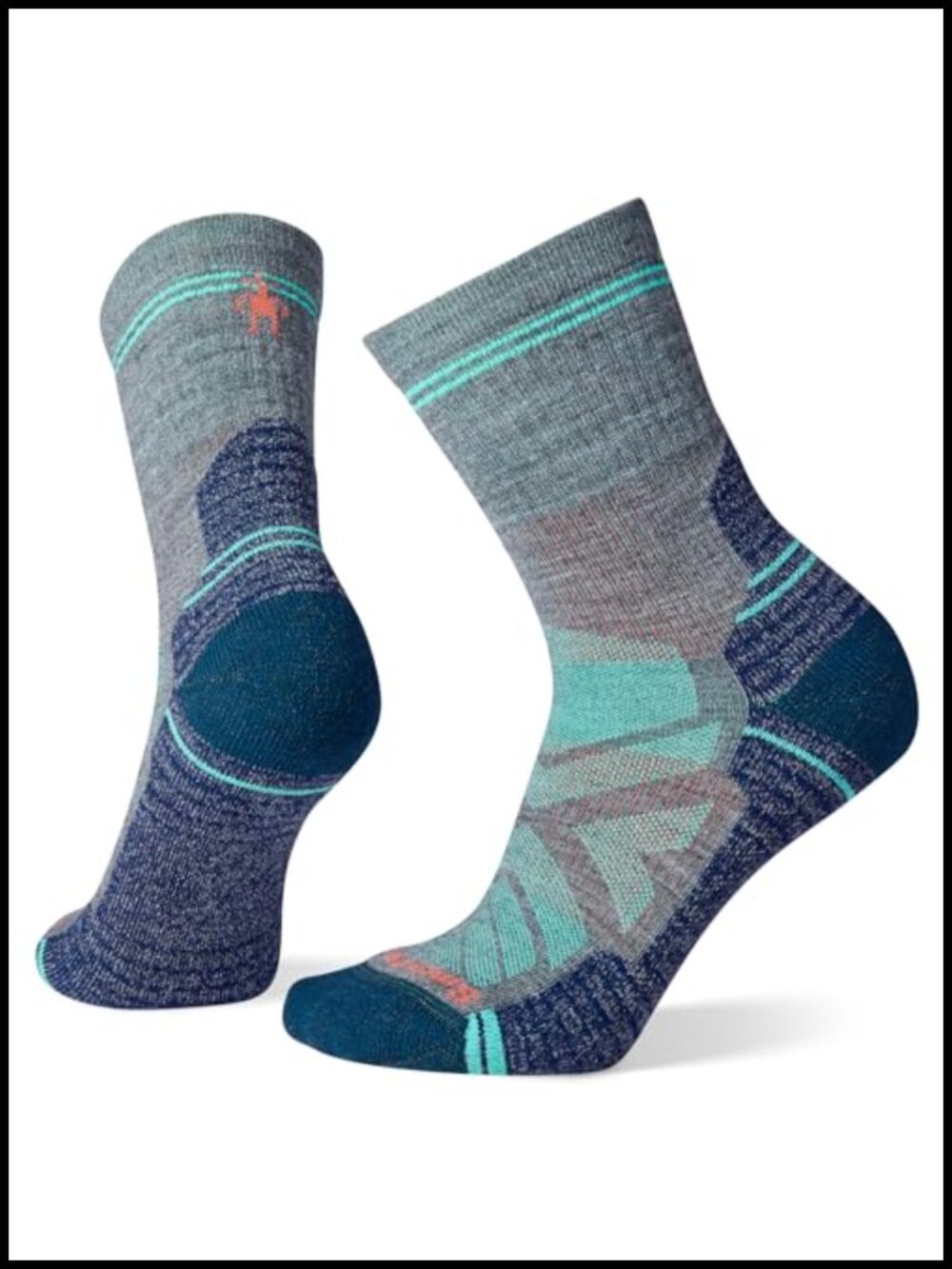 Merino Wool Light Cushion Mid Crew Hiking Socks
